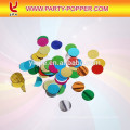 Kids Themed Party Button Popper With Foil Heart